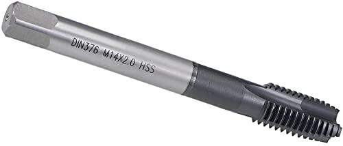 XYWHPGV Spiral Point Tap M14 x 2, H2 Ground Threads, 6542 High Speed Steel, TICN Coated Finish, Round Shank with...(d9bbd 420d3 5575a 36362 ecfa7 3f294