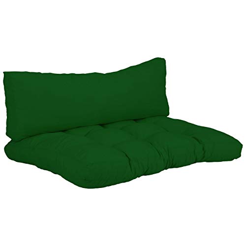 Wagner Textil Palettenkissen Cojines Palettensofa Palettenmöbel, Verde Oscuro