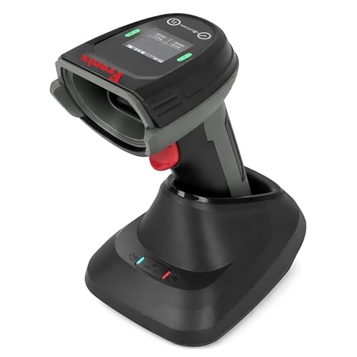 Image of 1800W Wireless 2D & 1D Barcode Scanner Bluetooth 5.0 & 2.4G QR Code Reader, CMOS Sensor, TFT Color Screen, Auto Induction Scanning, 2 Year Warranty
