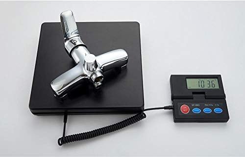 Robinet de baignoire chromé avec kit de douche complet haute résistance - 6
