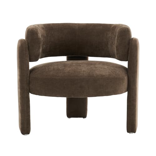 Sillón moderno con diseño cómodo y color marrón miniatura 1