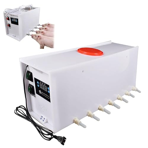 Mangiatoia automatica per suinetti, 8/10/14 capezzoli, temperatura costante con simulazione del suono, ideale per uso agricolo e ranch, 576 salviette in totale