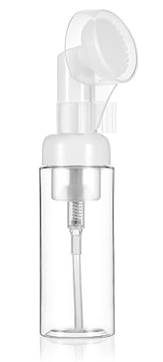 Empty Facial Cleanser Foaming Bottle Mousse Foam Gel Head Wash Brush Foam Bottle Pressure Type Cleansing Milk Beater,Mini Foaming Soap Pump Dispenser-image-12
