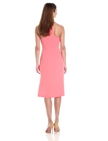 BCBGeneration Women's Ruched Mini Dress - Metallic Polka Dot, Ruffled Hem, Bodycon Fit - View #12