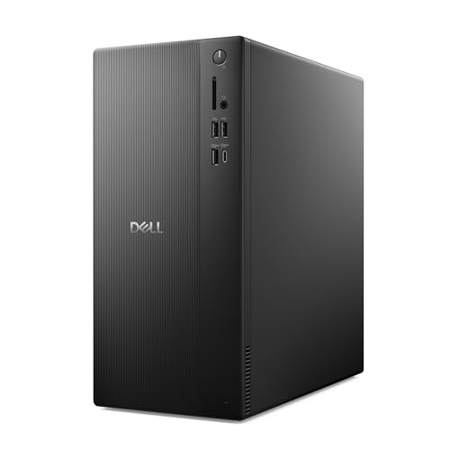 Dell Tower Desktop Ect1250 - Intel Core Ultra 7-265 Processor, Intel Uhd Graphics, 32Gb Ddr5 5600Mt/S Memory, 1Tb M.2 Ssd, 3.0 Sd Card Reader, Wired Keyboard And Mouse, Basic Onsite Service