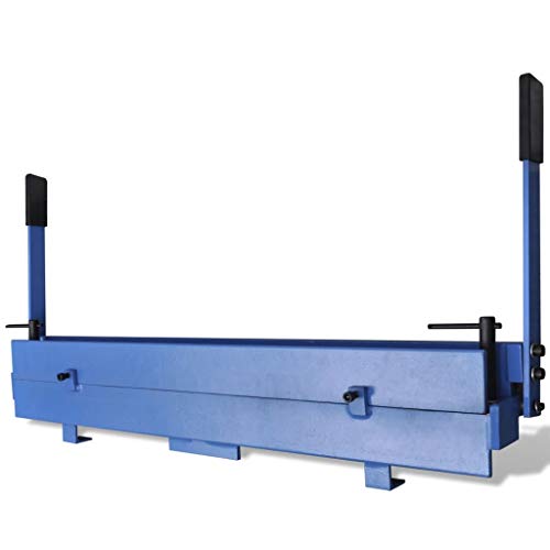 vidaXL Máquina Plegadora Manual de Metal 930 mm Herramienta Dobladora de Chapa