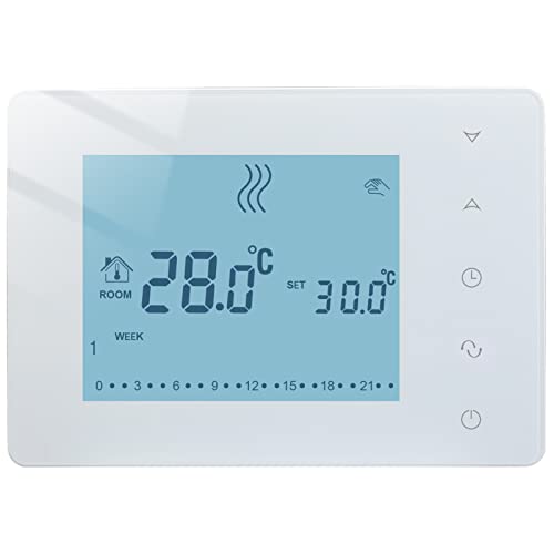 Beok BOT-X306 Thermostat WiFi Thermostat D Ambiance sans Fil Thermostat Chaudiere Programmateur Chauffage Controleur De Temperature Récepteur De Contrôle