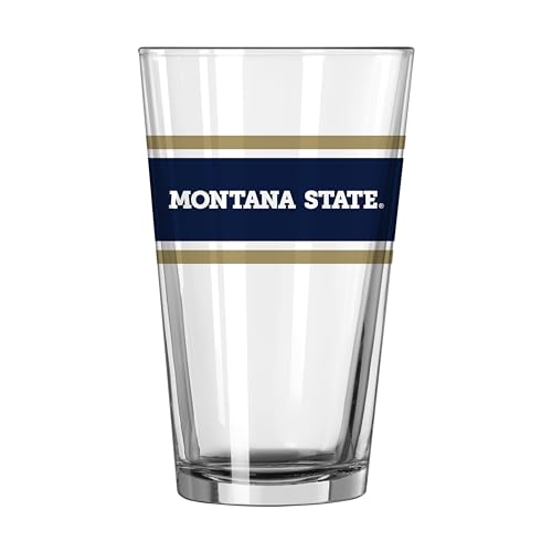 Image of Logo Brands NCAA 16 oz Pint Glass - Durable Glass With Bold Team Color- Chip-Resistant Rim Drinkware For Fans, Tailgates, Home Bars & Everyday Use