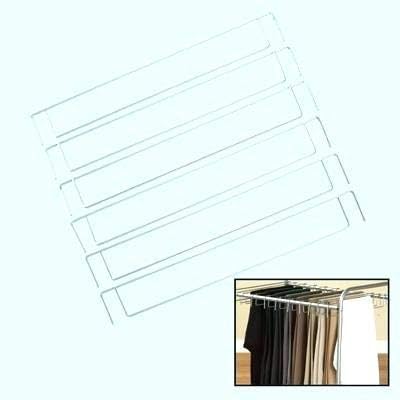 IdeaWorks 18pc Rolling Pants Trolley Extra Hanger Set