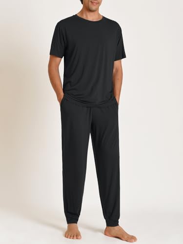 Latuza Men's Jogger Pajama Set Soft Comfy Viscose Sleepwear2