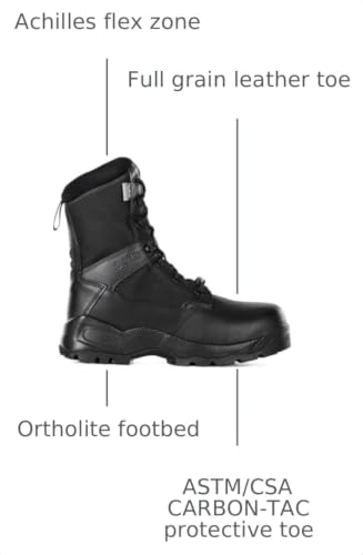 Image of 5.11 Tactical Men's A.T.A.C. 2.0 8 inch Shield Boot, Black, Style 12416ABR