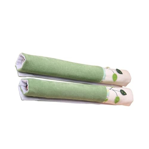 POPETPOP 2 piezas Cubiertas para Tiradores de Puerta de Congelador y Frigorífico Protector de Manija para Cocina Algodón Lavable Antiestático y Antihuellas Adecuado para Puertas de