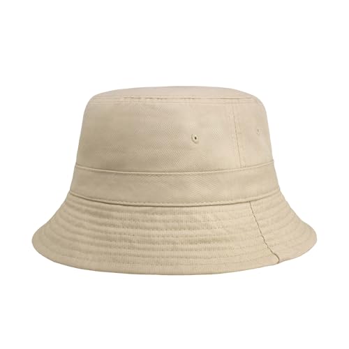 Hot Summer Bucket Hat - Trendy Cotton Sun Hat for...
