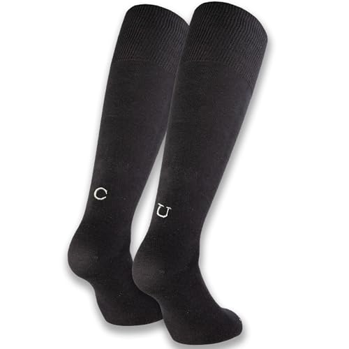 Calze Uomo Nere Personalizzate con iniziali Ricamate | Cotone Stretch