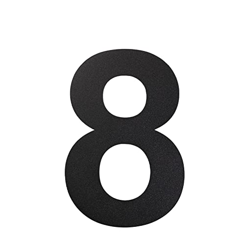 nanlyiau 10in/24.5cm Floating House Number Black House Number Black Door Number Stainless Steel House Numbers Made of solid 304 Stainless Steel Floating Appearance Address Numbers(8)