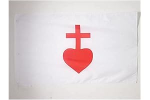 Sacred Heart of Jesus Flag 3' x 5' for a Pole