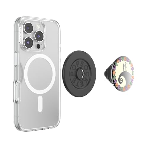 Image of PopSockets Phone Grip for MagSafe, Magnetic Holder, Phone Stand, Disney - Scary Love Dusk