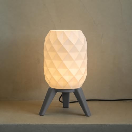 Image of Action Pro Table Lamp with Tripod Stand, Warm Light, Modern Bedside Lamp for Home & Bedroom (Design-3)