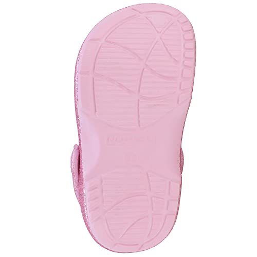 Nautica Kids Children's Clogs, Shoes, & Slip-Ons - Casual, Garden, Beach, Indoor - Lightweight & Comfortable-River Edge Toddler-Light Pink Glitter-9 #TOP4