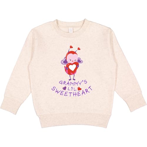 inktastic Grammy's Lil Sweetheart Toddler Sweatshirt 3T Natural Heather 27988
