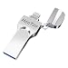 iPhone Flash Drive 128GB HooToo USB 3.0 Photo Stick MFi Certified External Memory Stick, Compatible with iPhone iPad, Touch ID Encryption with iPlugmate App software support Windows Mac and iOS