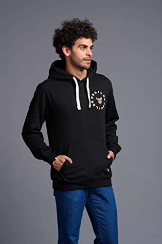 Image of Go Devil Regular Fit 100% Cotton Full Sleeves Winter Wear Stylish Trendy Printed Hoodies Sweatshirt for Men /Boys with Pockets for Everyday Use