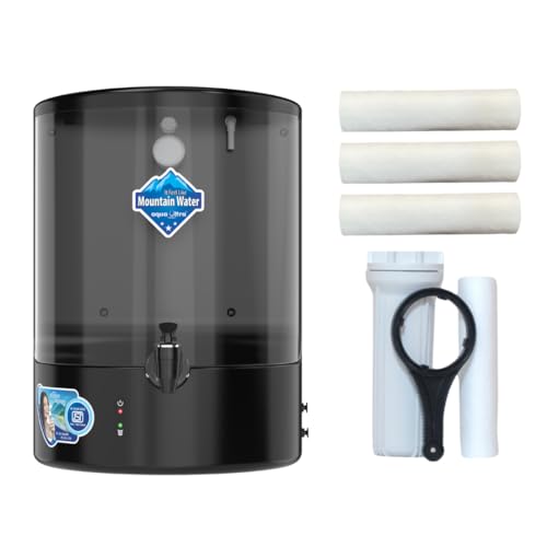 Image of Aquaultra Imperial 9L Water Purifier | Yearly Replacement Spun Filters | RO+UV+UF | B12-Mineral Water | 7 Stage | LED Alerts (Bundle : Spun Filter 3 Nos.)