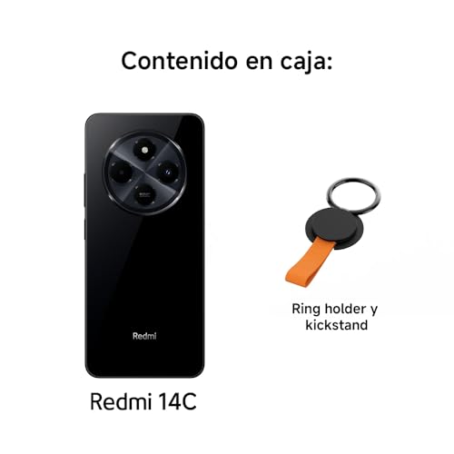 Xiaomi Redmi 14C - Smartphone de 8+256GB, Pantalla de 6.88” 120Hz LCD HD+, MediaTek Helio G81 Ultra, cámara Dual con IA de 50MP, 5160mAh, NFC, Negro (Versión ES) - Imagen 5