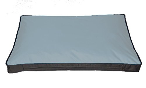 SunnyDogs Kissenbezug für Outdoor-Hundekissen 120 x 80 cm, grau (ohne Füllung) Cover