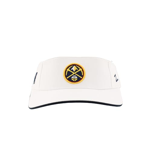 Image of ZHATS NBA Unisex-Adult NBA Officially Licensed Visor Impact White