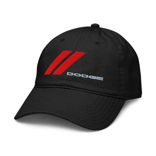Dodge Rhombus Logo Adjustable Baseball Hat