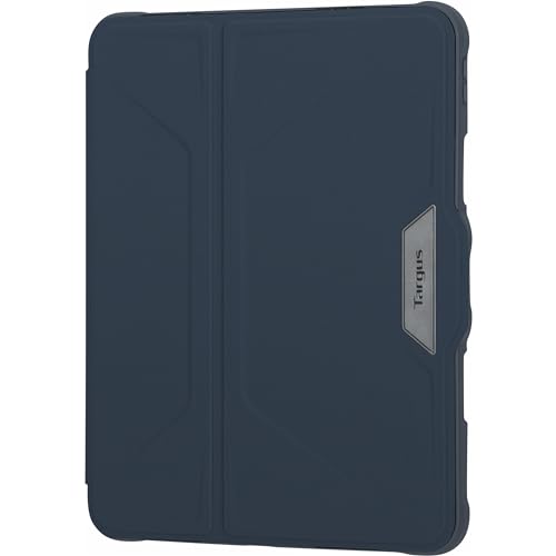 Targus Click-In iPad Case 2022, 10.9 Inch, Shock Absorbing Tray, Slim Protective Cover for iPad 10th Gen 2022, Models A2696 A2757 A2777, Black (THZ932GL)