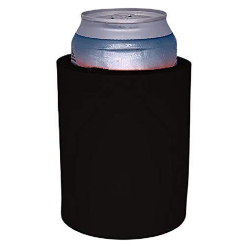 Blank Thick Foam"Old School" Style Can Cooler(s) (2, Black)