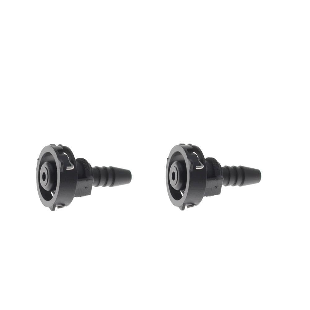 1/2/5/10X Vent Hose Pipe Deputy Kettle Water Pipe Pipe Connector Fit for ID 6MM(2 PCS)