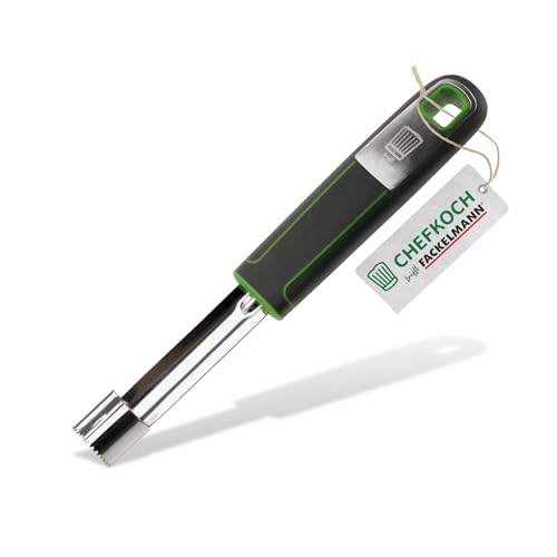 CHEFKOCH - Descorazonador de manzanas Premium – Extracción de núcleos sin esfuerzo – Acero inoxidable – Mango ergonómico para descorazonar sin esfuerzo tus manzanas