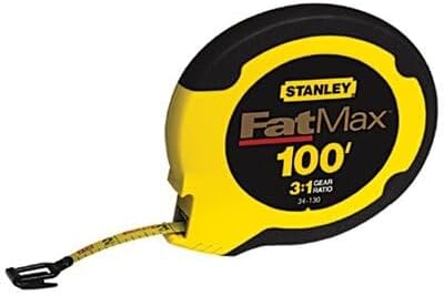 2 Pack Stanley 34-130 100' x 3/8" FatMax Long Tape Measure