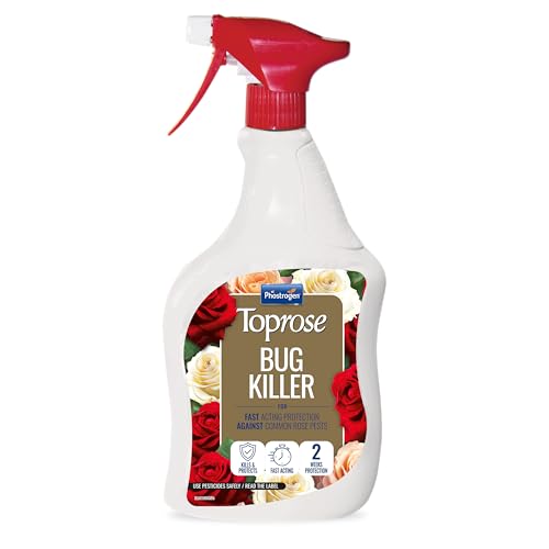 Toprose - Bug Killer 1L ready to use - Fast-Acting Protection for Stronger Healthier Blooms - Plant Protection Rose Care Garden Care Ready to Use Insecticide Rose and Shrub Aphid Control