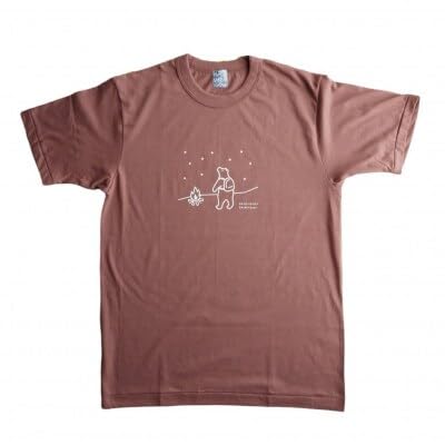「知床トコさん」×久米繊維 コットンTシャツ 星柄 XLサイズ 半袖
