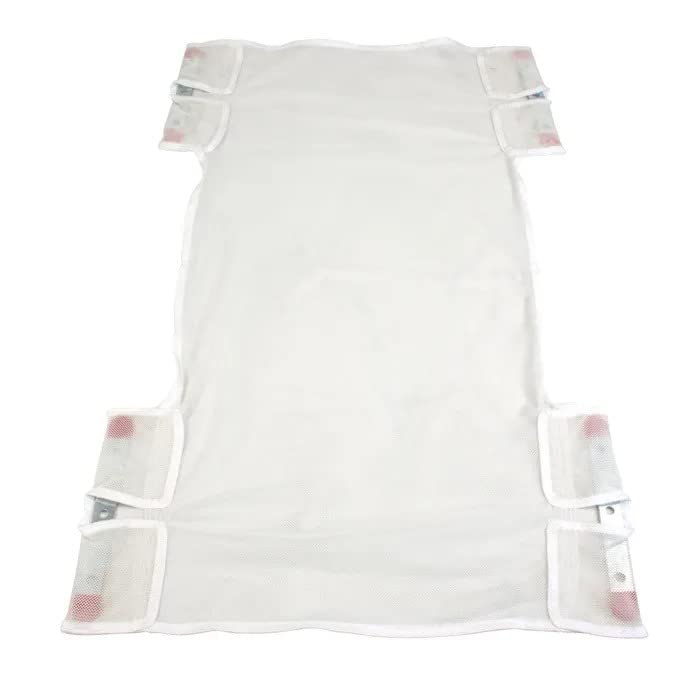 Dynarex 10750MS Standard Seat/Back Mesh Sling, Cream, 330 lbs Capacity, 39.37" Length, 23.622" Width