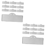 2 Sätze Aluminium Pflanzenetiketten Metall Pflanzenschilder Für Garten Gewächshaus Und Blumentöpfe Wiederverwendbare Labels Zur Beschriftung Von Pflanzen 10 Stück * 2