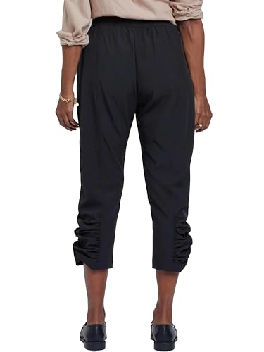 Royalty For Me womens Women's Elastic Waist Flood with Side Ruching Ankle Detail3