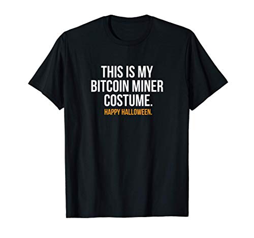 This Is My Bitcoin Miner Costume Funny Halloween T-Shirt