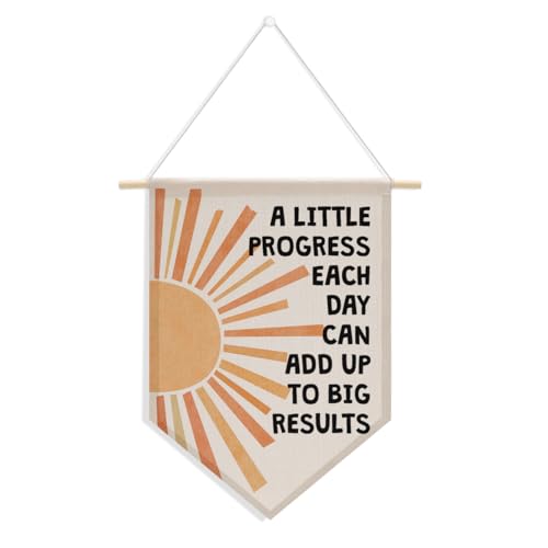 Positive Affirmations Wall Decor, Inspirational Add Up to Big Results Office Wall Art, Motivational Quotes Wall Art for Office Classroom Home Nursery Decor