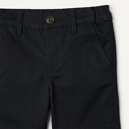 Image of Amazon Essentials Boys and Toddlers' School Uniform Woven Flat-Front Shorts with Elastic Waist