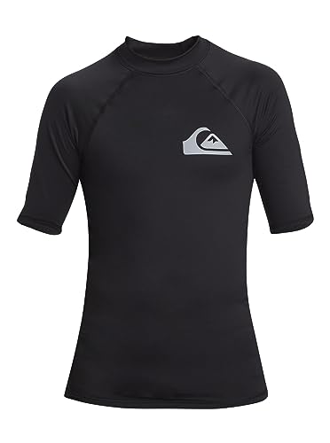Quiksilver Everyday - Kurzärmliges Surf-T-Shirt mit UPF 50 für Jungen 8-16 Schwarz