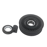 A/C Idler Pulley with Tensioner Adjuster Kit 73134AC001 73131FC000 for Saab 9-2X 2005-2006 for Subaru Baja 2003-2006 Forester 1998-2008 Impreza 1997-2007 Legacy 1995-2009 Outback 2000-2009