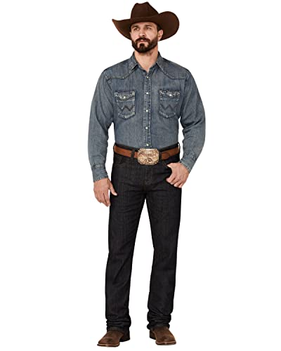 Cody James Men's Heeler Dark Wash Stretch Stackable Straight Leg Jeans - Cjho21j23