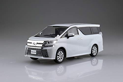 Modelo plástico Toyota Vellfire 1/32 blanco perla miniatura 2