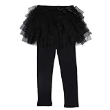 [Bee] ビー チュチュスカッツ ガールズ 女の子 レギンス付きスカート キッズ 春 秋 冬 bbb00985 120cm 総チュチュブラック