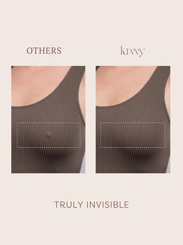 Image of Krvvy No-Show Nipple Pasties | 5 Pcs Nipple Covers | Disposable Nipple Breast Covers for Women (5 Pairs)